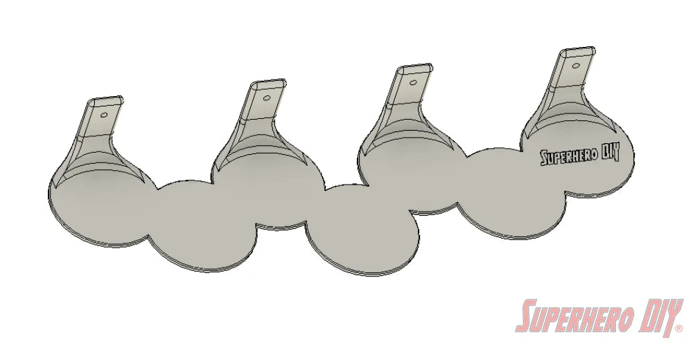 7-POP Floating Shelf for 7 Funko Pops | Fits BTS Butter 7-PACK - Superhero DIY