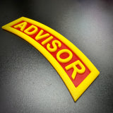 Army Combat Advisor Tab Wall Display, SFAB Tab, 4 to 15 Inch Sizes