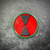7th Infantry Division Hourglass patch wall display insignia