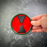 7th Infantry Division insignia display, offered in heights from 4 to 12 inches