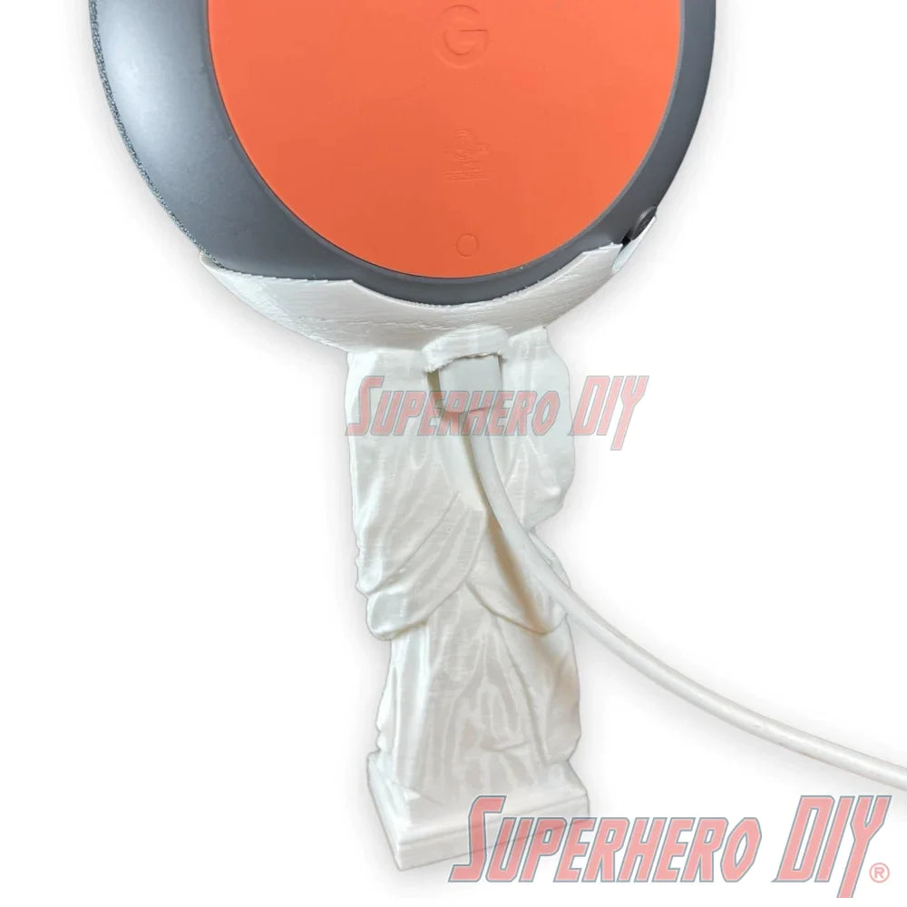 Atlas Google Nest Mini Stand | Atlas Holding up the Google Home Mini Smart Speaker Stand - Superhero DIY