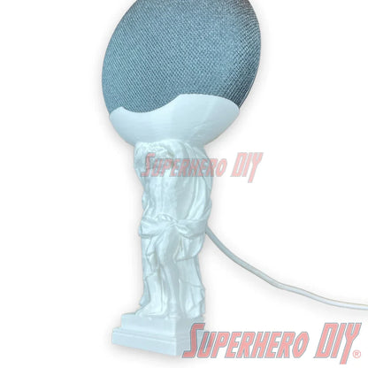 Atlas Google Nest Mini Stand | Atlas Holding up the Google Home Mini Smart Speaker Stand - Superhero DIY