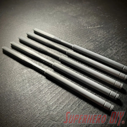 The Batman Gauntlet Darts | 10-pack Bat grapple darts for the 2022 Batman costume | 3D-printed plastic Batman cosplay prop replica - Superhero DIY