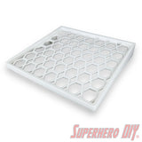 Box Floating Shelf for WIDE Jumbo 10" Funko Pops | Fits 10 inch 12W X 8.25D Jumbo Pop boxes - Superhero DIY