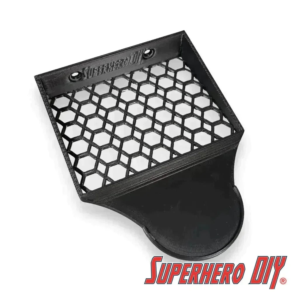 COMBO v2 FRONT Floating Shelf for Funko Pop Box and Pop! | Front-Facing Wall Display Shelf | For Soft Cases or Funko Box only | Screws included - Superhero DIY