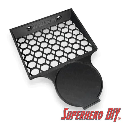 COMBO v2 FRONT Floating Shelf for Funko Pop Box and Pop! | Front-Facing Wall Display Shelf | For Soft Cases or Funko Box only | Screws included - Superhero DIY