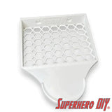 COMBO v2 FRONT Floating Shelf for Funko Pop Box and Pop! | Front-Facing Wall Display Shelf | For Soft Cases or Funko Box only | Screws included - Superhero DIY