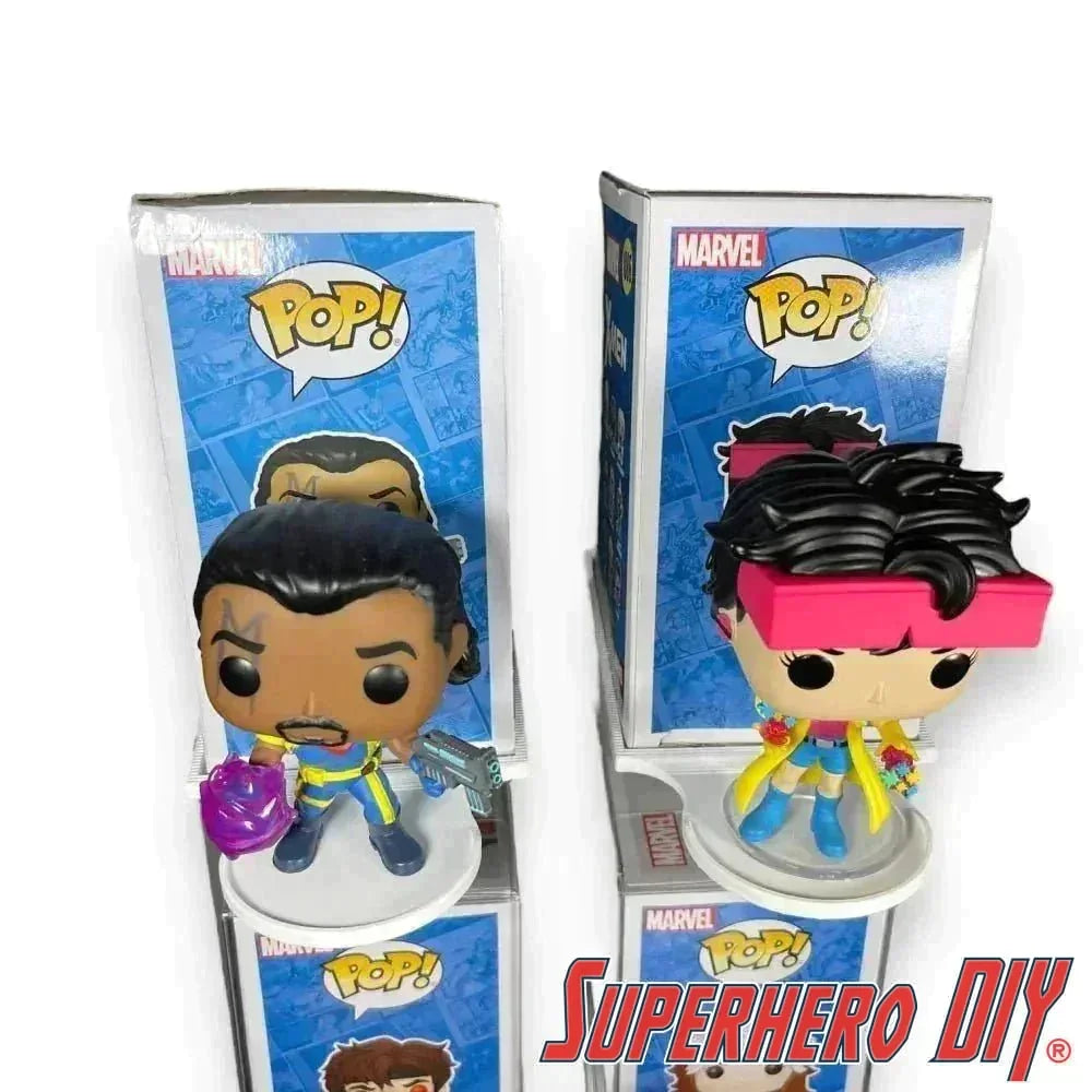 COMBO v2 SIDE Floating Shelf for Funko Pop Box and Pop! | SIDE Display Shelf | For Soft Cases or Funko Box only | Screws included - Superhero DIY