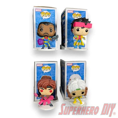 COMBO v2 SIDE Floating Shelf for Funko Pop Box and Pop! | SIDE Display Shelf | For Soft Cases or Funko Box only | Screws included - Superhero DIY