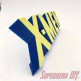 Classic X-Men Comic Logo 3D Shelf Art | Free-standing 3D X-MEN logo - Superhero DIY