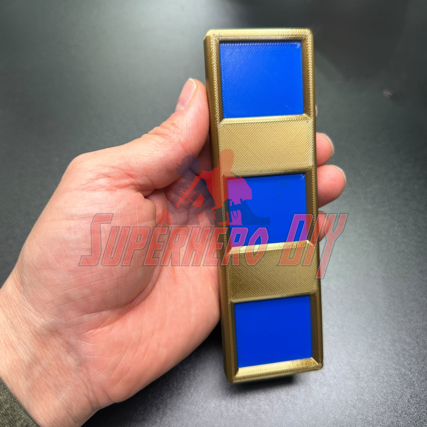 Hand holding a 3D-printed Navy rank insignia, US Navy Warrant Officer Rank | Multiple sizes available | USN CWO rank