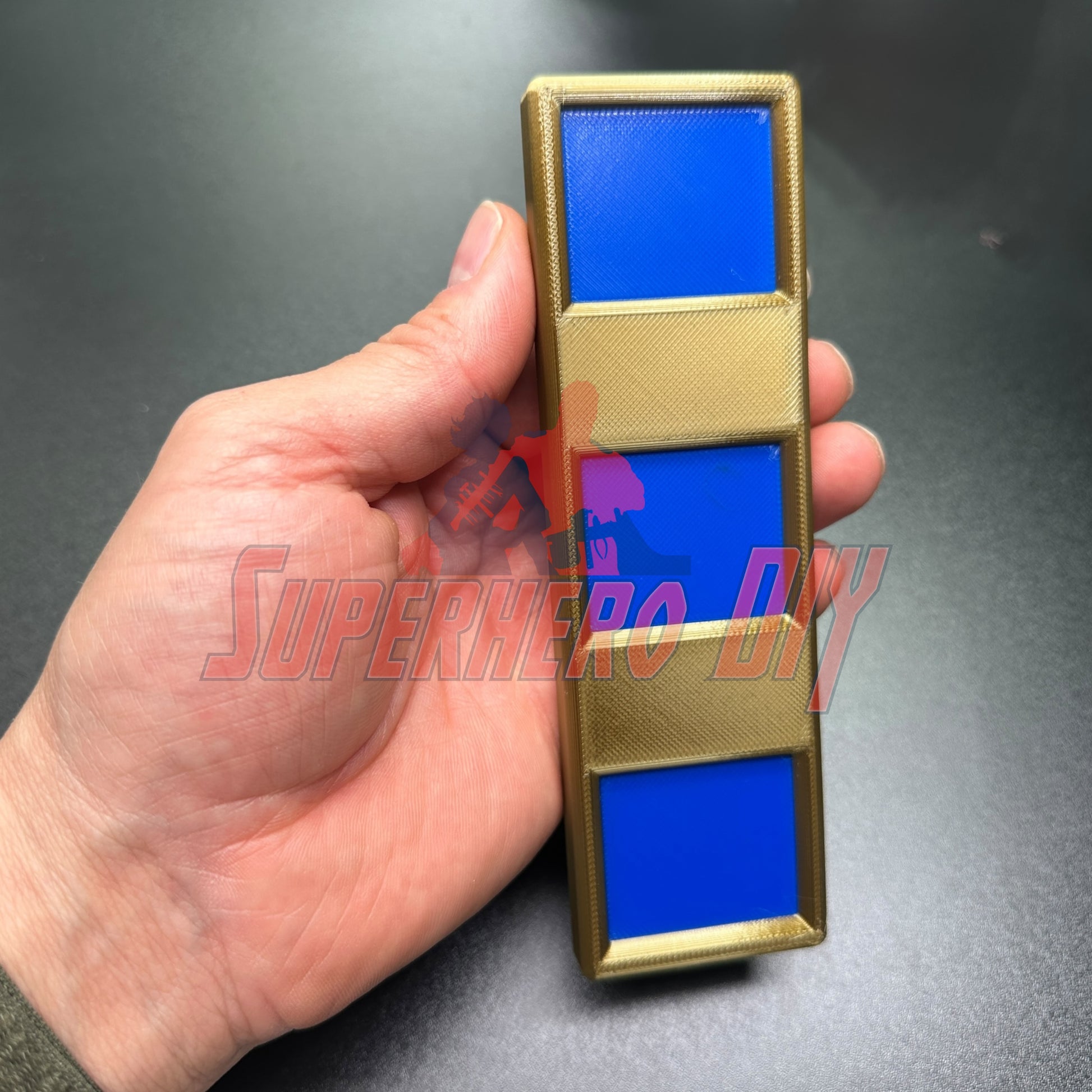 Hand holding a 3D-printed Navy rank insignia, US Navy Warrant Officer Rank | Multiple sizes available | USN CWO rank