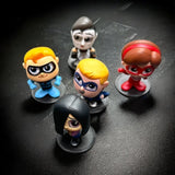 Display Stands for Disney Doorables Figures Peg Bases to Keep Standing with colorful characters.