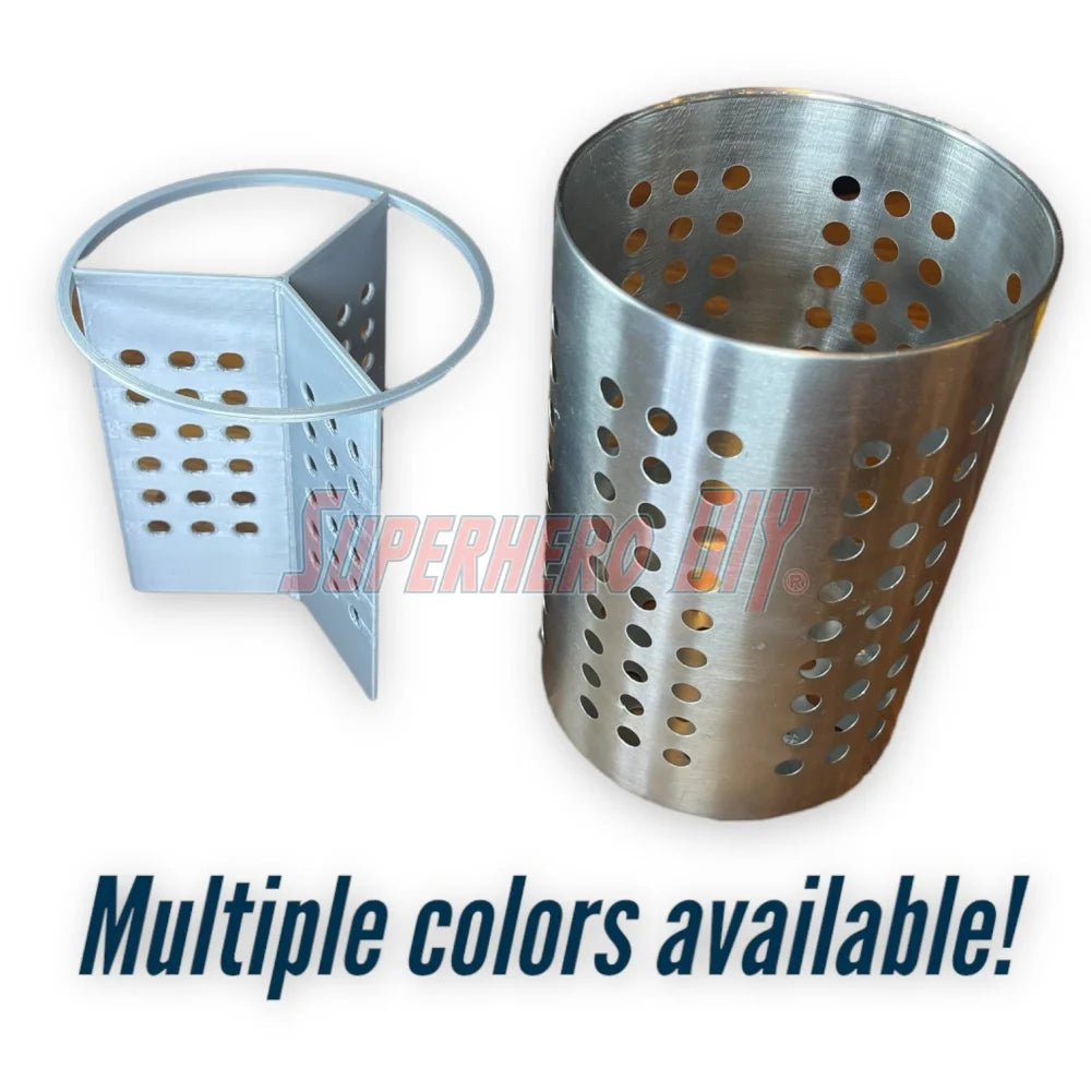 Divider for IKEA ORDNING Utensil Holder | Fits both short and tall Metal Utensil Holders - Superhero DIY