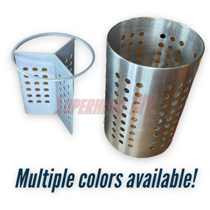 Divider for IKEA ORDNING Utensil Holder | Fits both short and tall Metal Utensil Holders - Superhero DIY