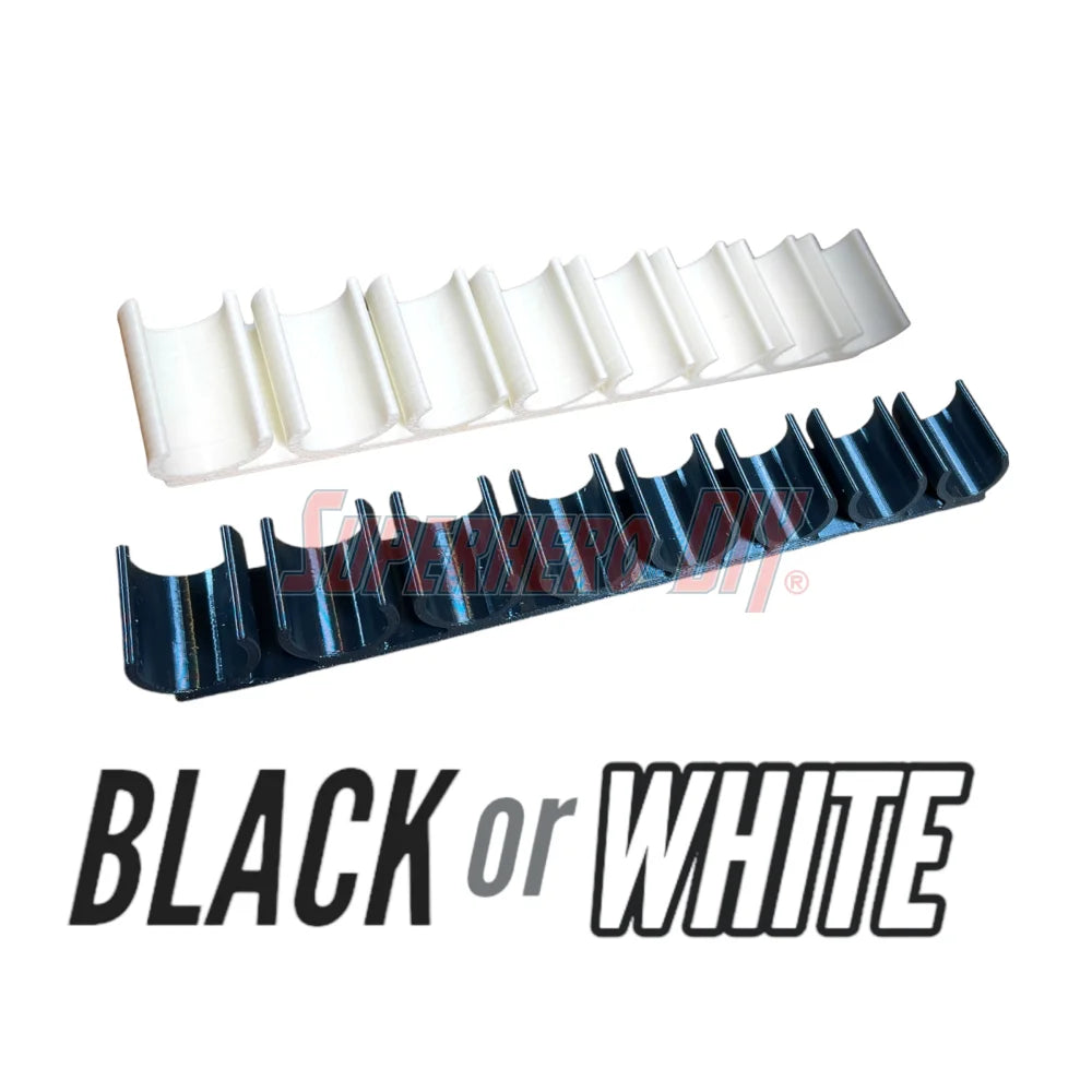 Dry Erase Marker Holder | Wall Mount 4 or 8 Dry Erase Markers or similar size markers | Comes with command strip! - Superhero DIY