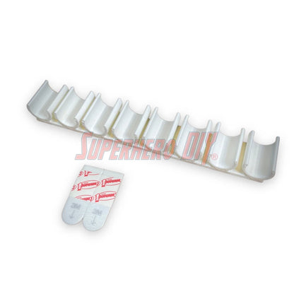 Dry Erase Marker Holder | Wall Mount 4 or 8 Dry Erase Markers or similar size markers | Comes with command strip! - Superhero DIY