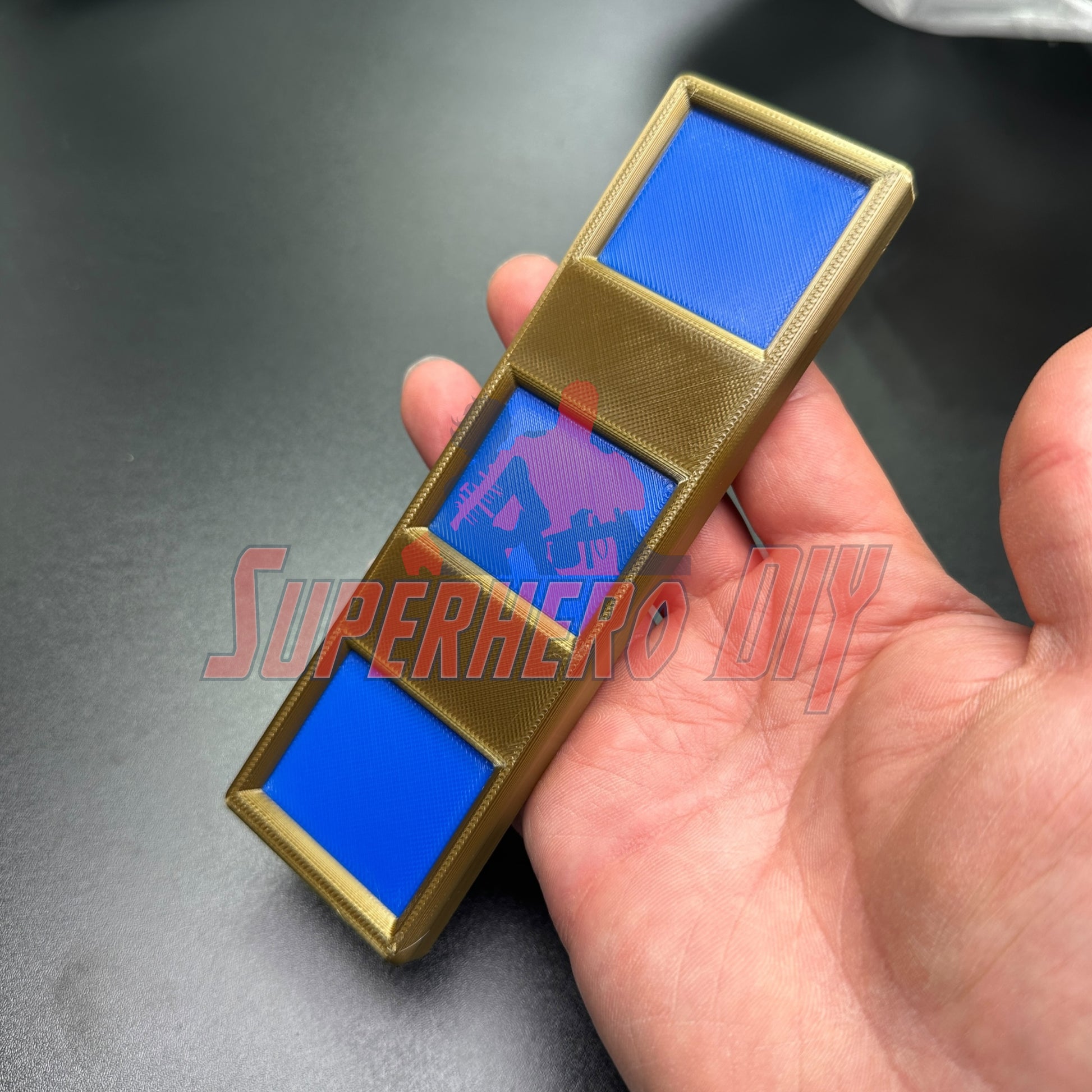 3D-printed US Navy Warrant Officer Rank insignia in hand | Multiple sizes available | USN CWO rank display