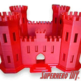 Red Engineer Corps Castle display with SAPPER tab for desk or shelf showcasing military pride in 4-sided design.