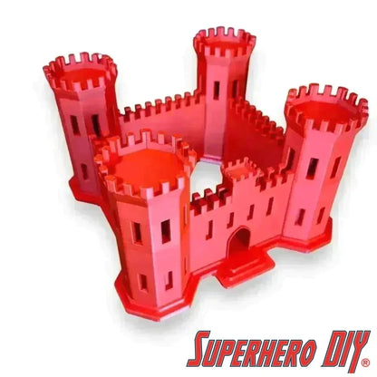 FULL Four-Sided Engineer Castle 3D-Printed | Combat Engineer Army Corps of Engineers Castle | Includes SAPPER tab - Superhero DIY