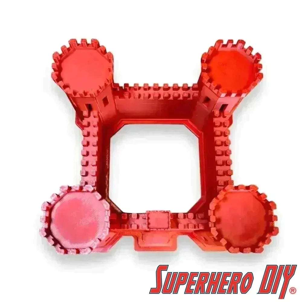 FULL Four-Sided Engineer Castle 3D-Printed | Combat Engineer Army Corps of Engineers Castle | Includes SAPPER tab - Superhero DIY