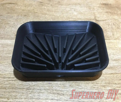 Fan Out Soap Dish | Bar Soap Holder with center drain and fan out design - Superhero DIY