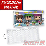 Floating Shelf for 3-PACK | Fits 12.5W x 3.5D | Includes mounting hardware - Superhero DIY