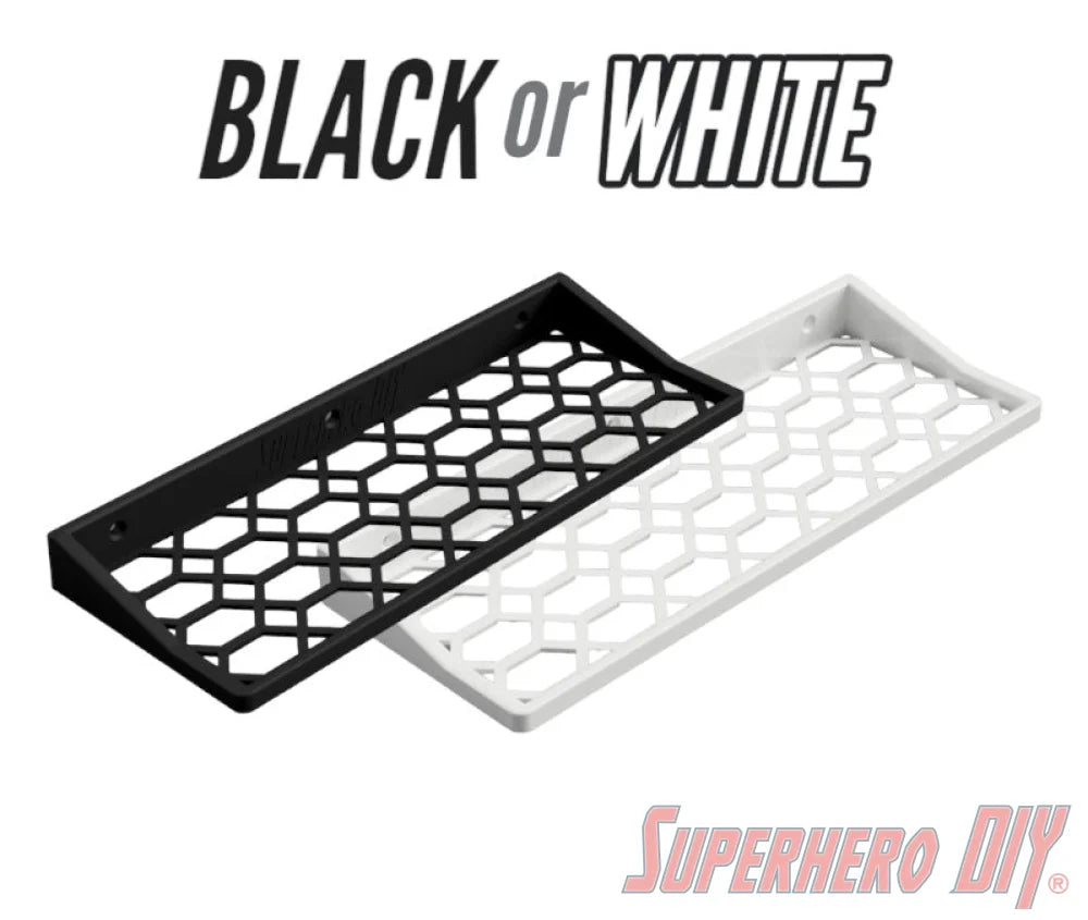 Floating Shelf for 3-PACK | Fits 12.5W x 3.5D | Includes mounting hardware - Superhero DIY