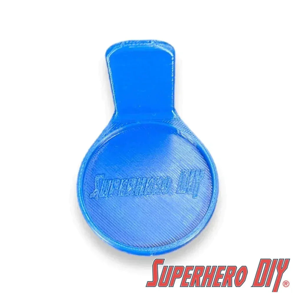 Floating Shelf for Chibi Masters Figures | Out of Box Wall Mount Display | Includes Command Strip - Superhero DIY