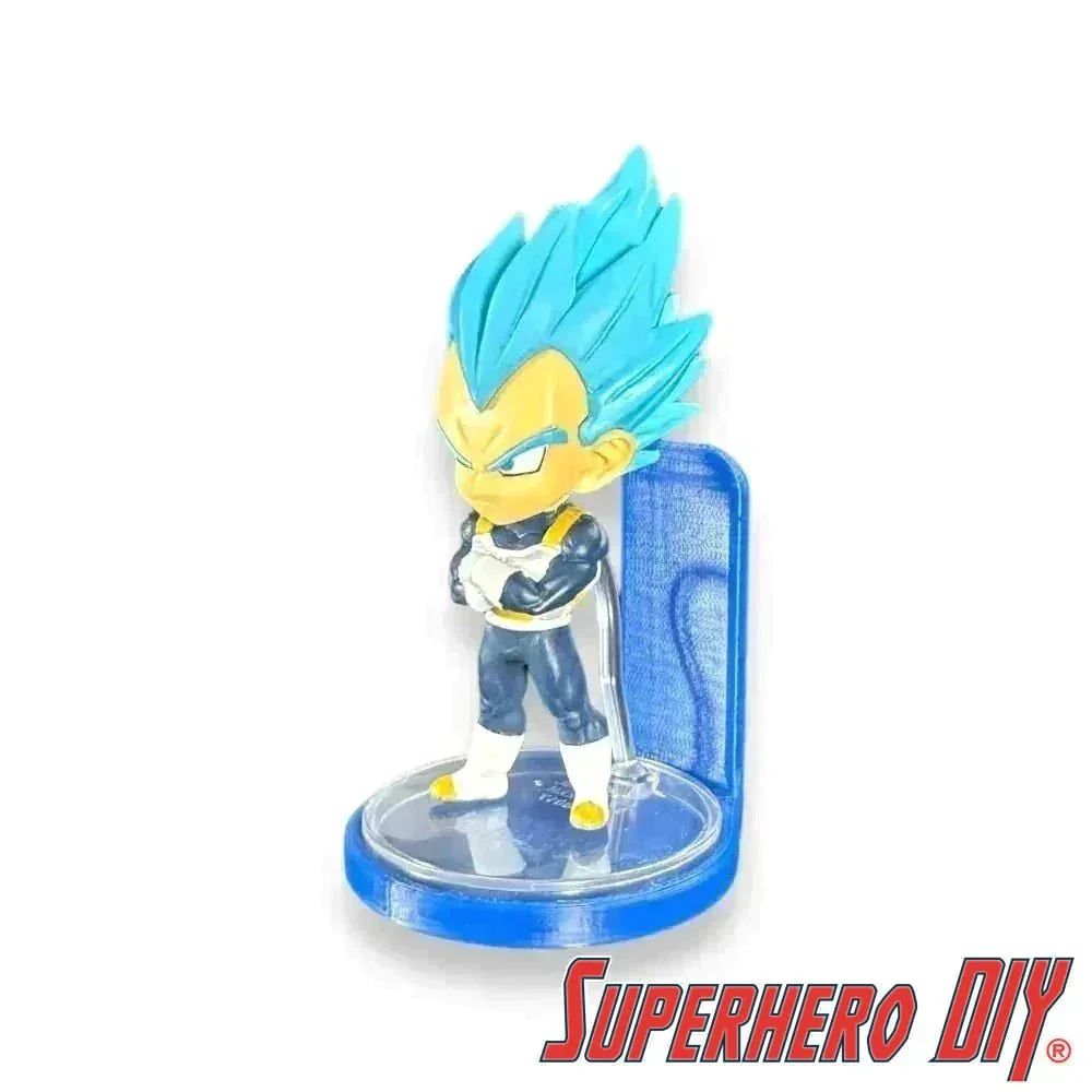 Floating Shelf for Chibi Masters Figures | Out of Box Wall Mount Display | Includes Command Strip - Superhero DIY