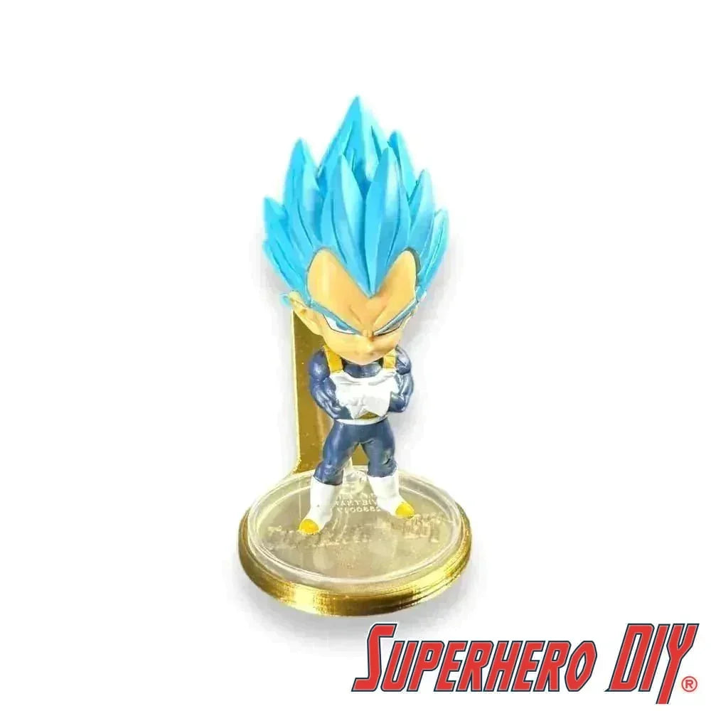 Floating Shelf for Chibi Masters Figures | Out of Box Wall Mount Display | Includes Command Strip - Superhero DIY