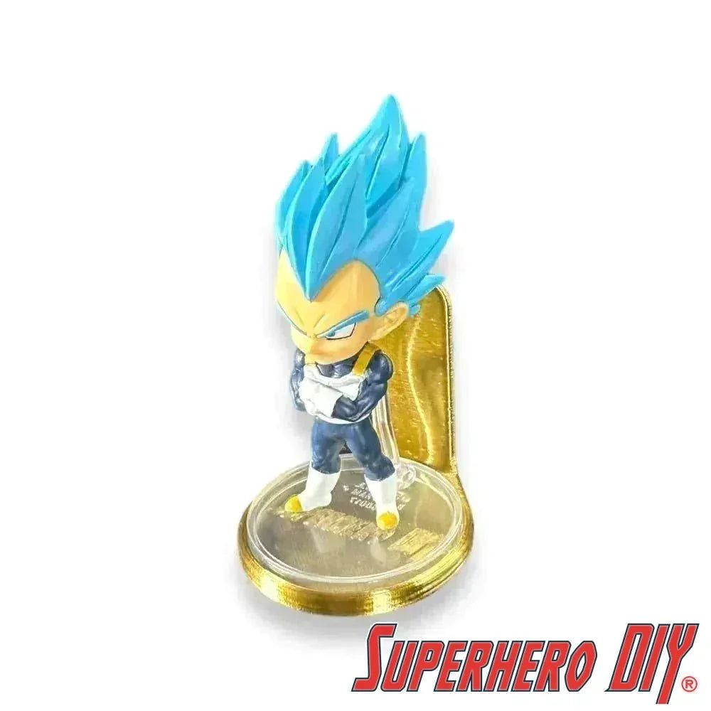 Floating Shelf for Chibi Masters Figures | Out of Box Wall Mount Display | Includes Command Strip - Superhero DIY