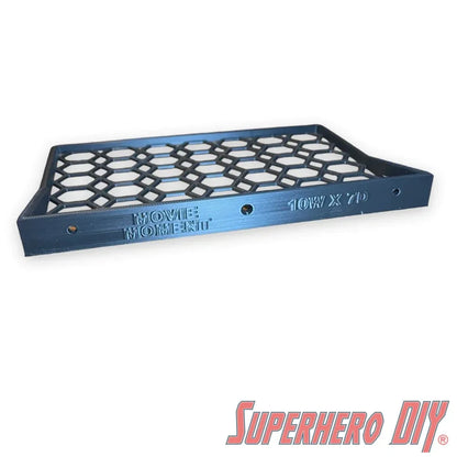Floating Shelf for Funko Pop! Movie Moments 10W x 7D Box | Box Display Wall Mount | Includes mounting screws - Superhero DIY