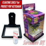Floating Shelf for Funko Pocket Pop Keychain Box - Superhero DIY