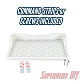 Floating Shelf for Funko Pop 3-PACK | Pop Shelf for 3 Pack fits 9W x 3.5D | Includes mounting hardware - Superhero DIY