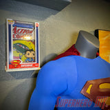 Floating Shelf for Funko Pop! Comic Covers | Wall Mount Display | Pop Box Wall Mount | Includes mounting screws - Superhero DIY