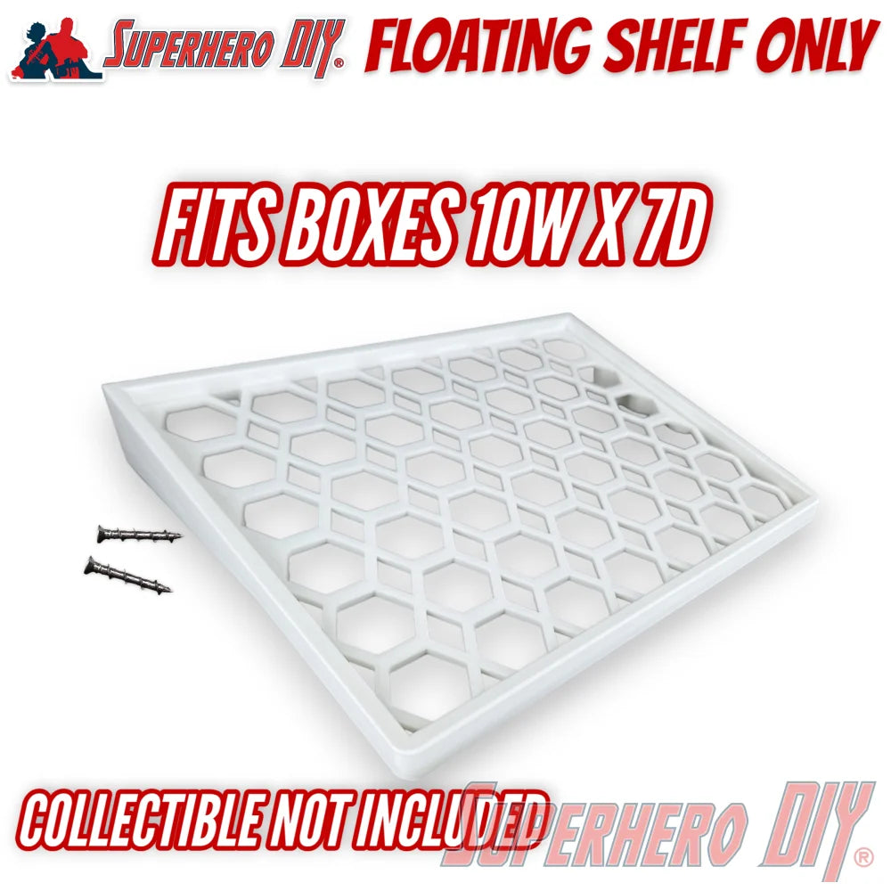 Floating Shelf for Funko Pop! Movie Moments 10W x 7D Box | Box Display Wall Mount | Includes mounting screws