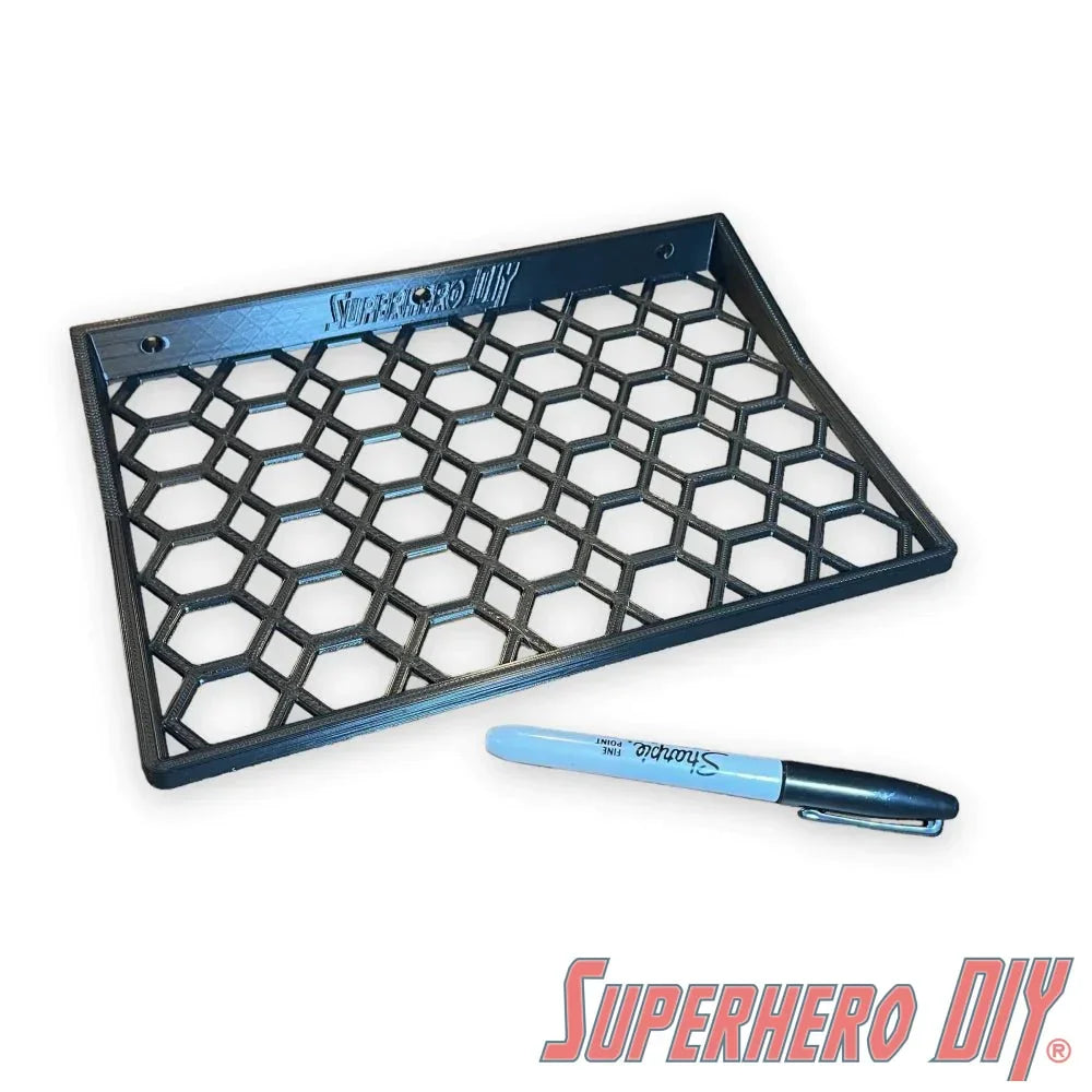 Floating Shelf for Funko Pop! Movie Moments 10W x 7D Box | Box Display Wall Mount | Includes mounting screws - Superhero DIY