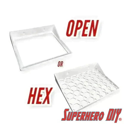 Floating Shelf for HOKAGE SERIES Funko Pop Box | Fits 7.5W X 6.75D | Funko Pop Floating Shelves - Superhero DIY