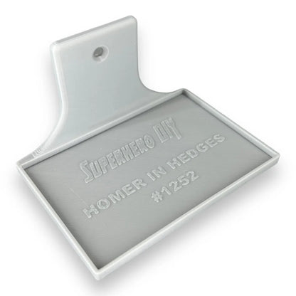 Floating Shelf for Homer in Hedges #1252 | Out of box wall display shelf - Superhero DIY