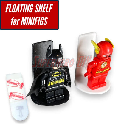 Floating Shelf for LEGO® Minifigures - Superhero DIY