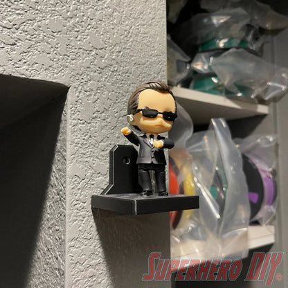 Floating Shelf for NENDOROID Figures | Fits 80mm base | Comes with Command strips! - Superhero DIY