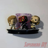 Floating Shelf for Pop! Deluxe Star Wars Duel of the Fates | Comes with mounting screw and anchor - Superhero DIY