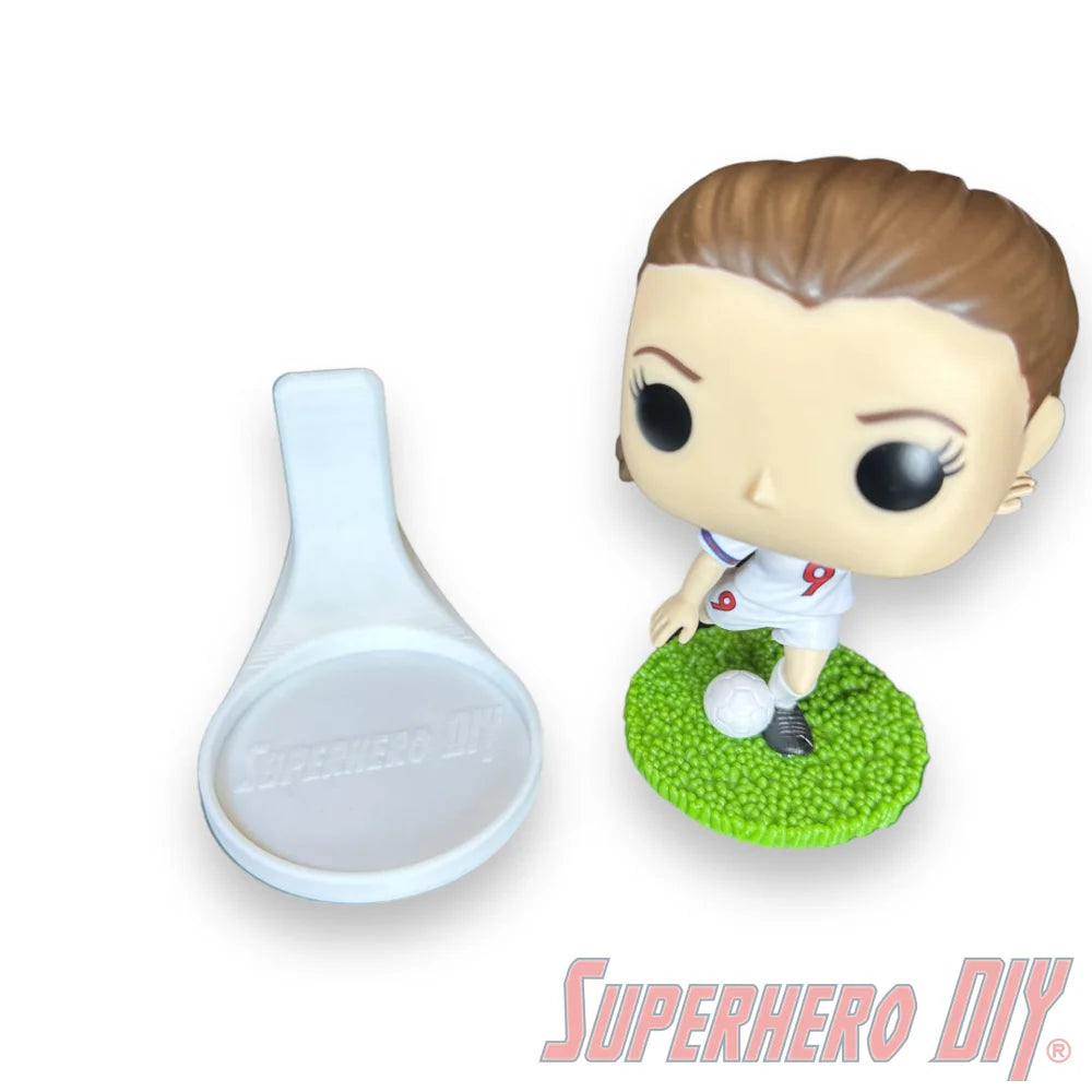 Floating Shelf for Soccer Player Funko Pops | Fits Pop Football with round grass base - Superhero DIY
