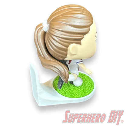 Floating Shelf for Soccer Player Funko Pops | Fits Pop Football with round grass base - Superhero DIY