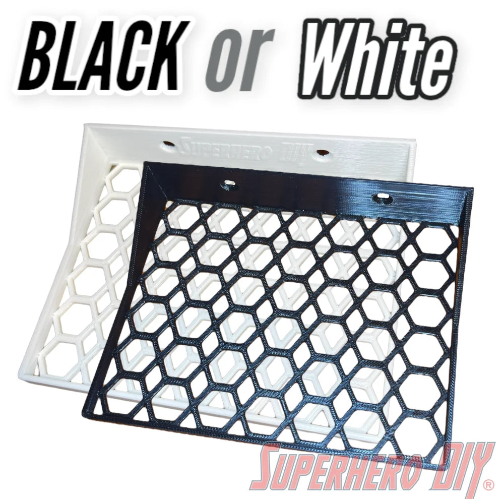 Floating Shelves for Die-Cast Funko Pop Case | Wall Mount Collectible Funko Pop Box Display Shelf Honeycomb | Fits DIE CAST Funko - Superhero DIY