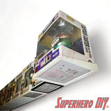 Floating Shelves for Funko Pop! DELUXE Box or Super 6-INCH fits 6.5W X 5.5D | Fits Soft Plastic Box Cases/Protectors - Superhero DIY