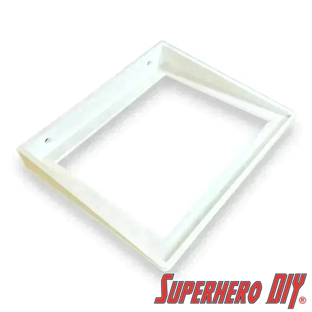 Floating Shelves for Funko Pop! DELUXE Box or Super 6-INCH fits 6.5W X 5.5D | Fits Soft Plastic Box Cases/Protectors - Superhero DIY