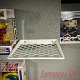 Floating Shelves for Funko Pop! DELUXE Box or Super fits 7.5W X 6D | Fits Soft Plastic Box Cases/Protectors - Superhero DIY