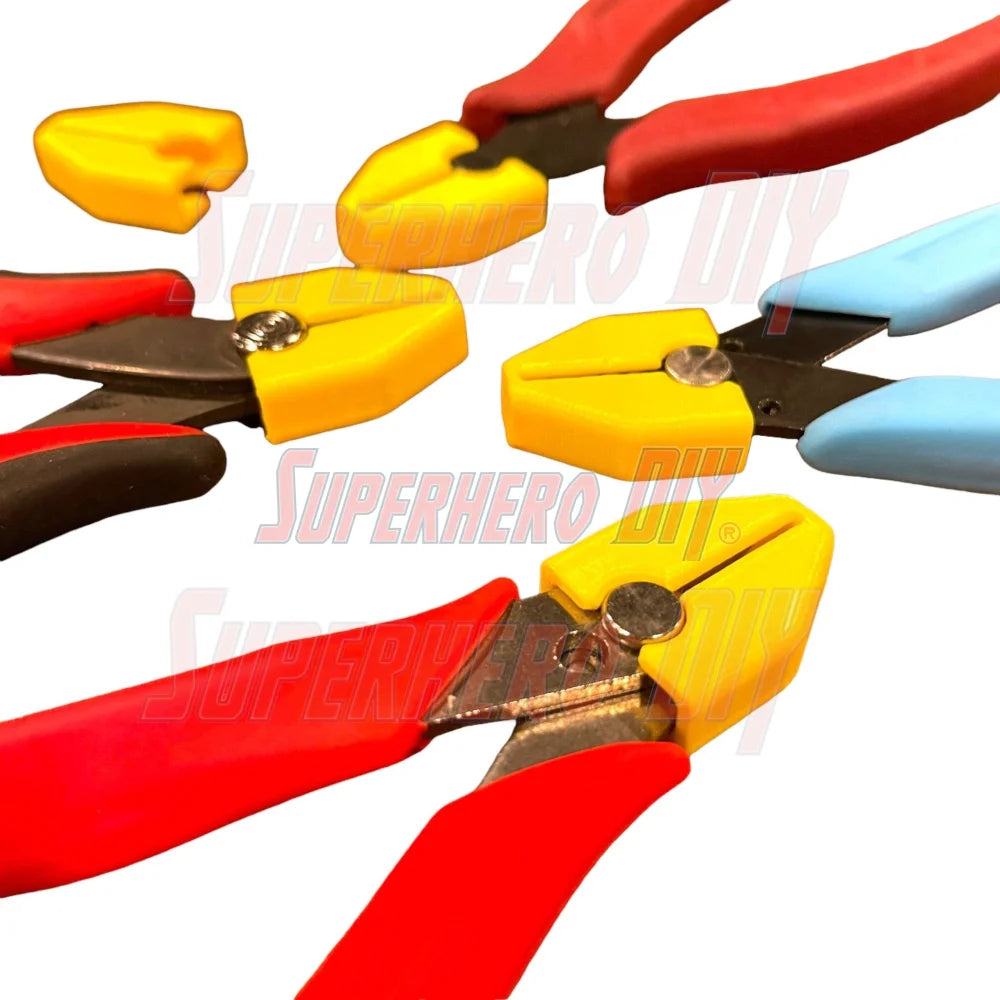 Flush Cutter Cap | Cover for Flush Cutter wire cutter pliers | Keep safe from sharp points with this great cap! - Superhero DIY